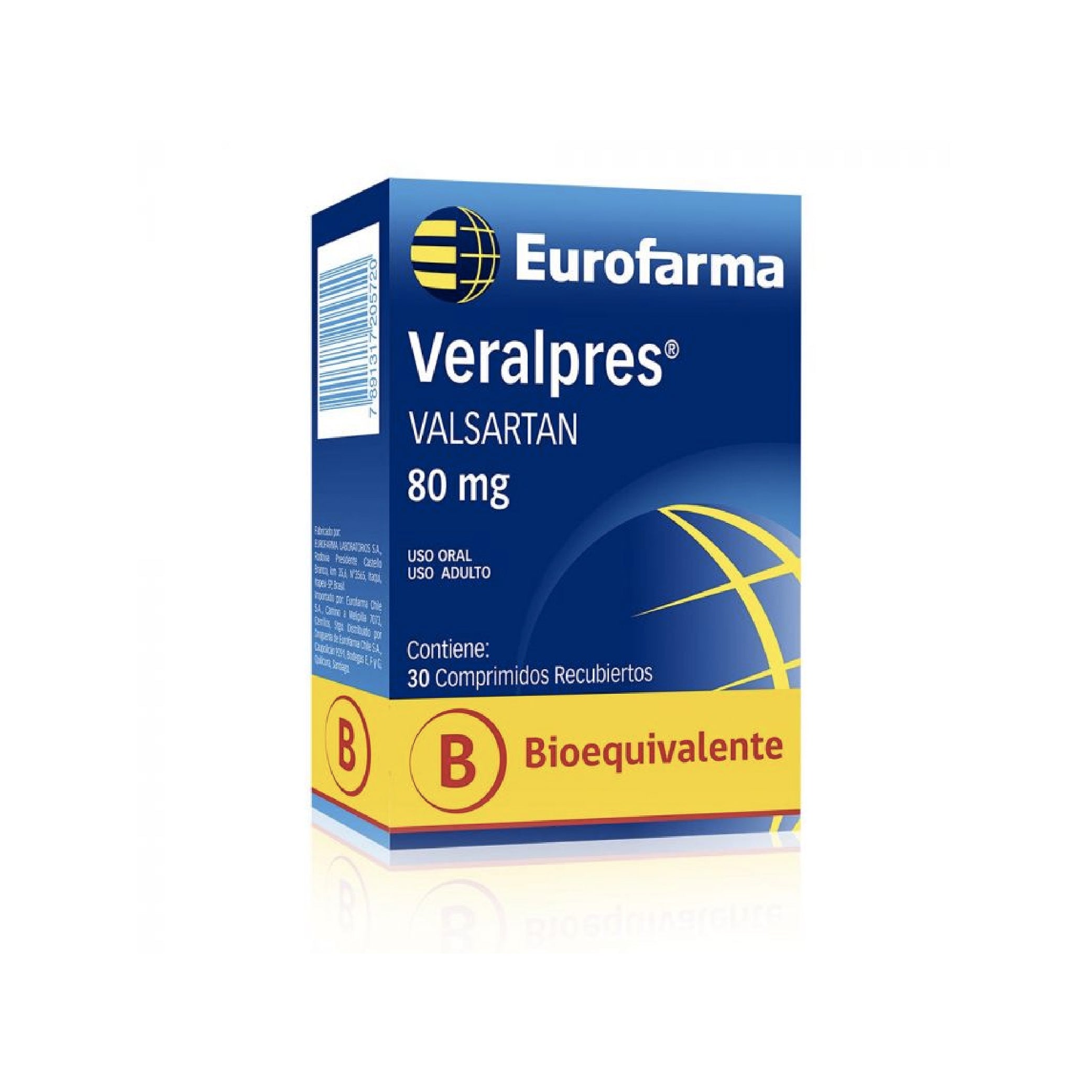 VERALPRES 80mg Estuche Comp. Rec. x 30