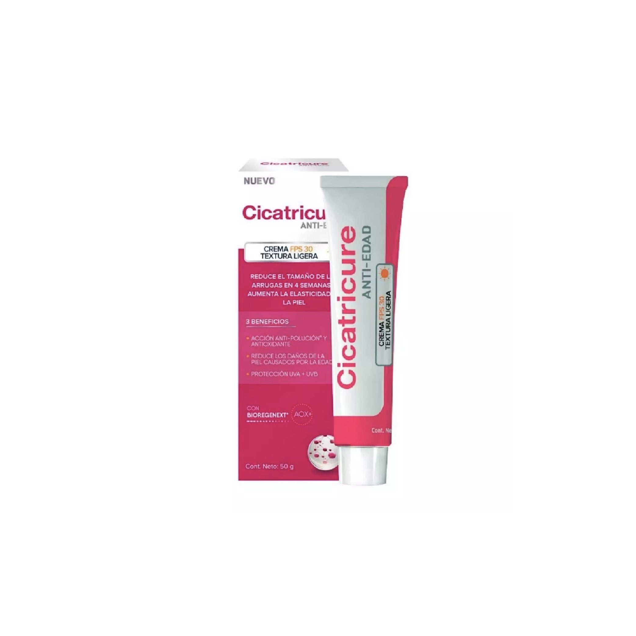 CICATRICURE CREMA ANTIARRUGAS FPS30 50GR