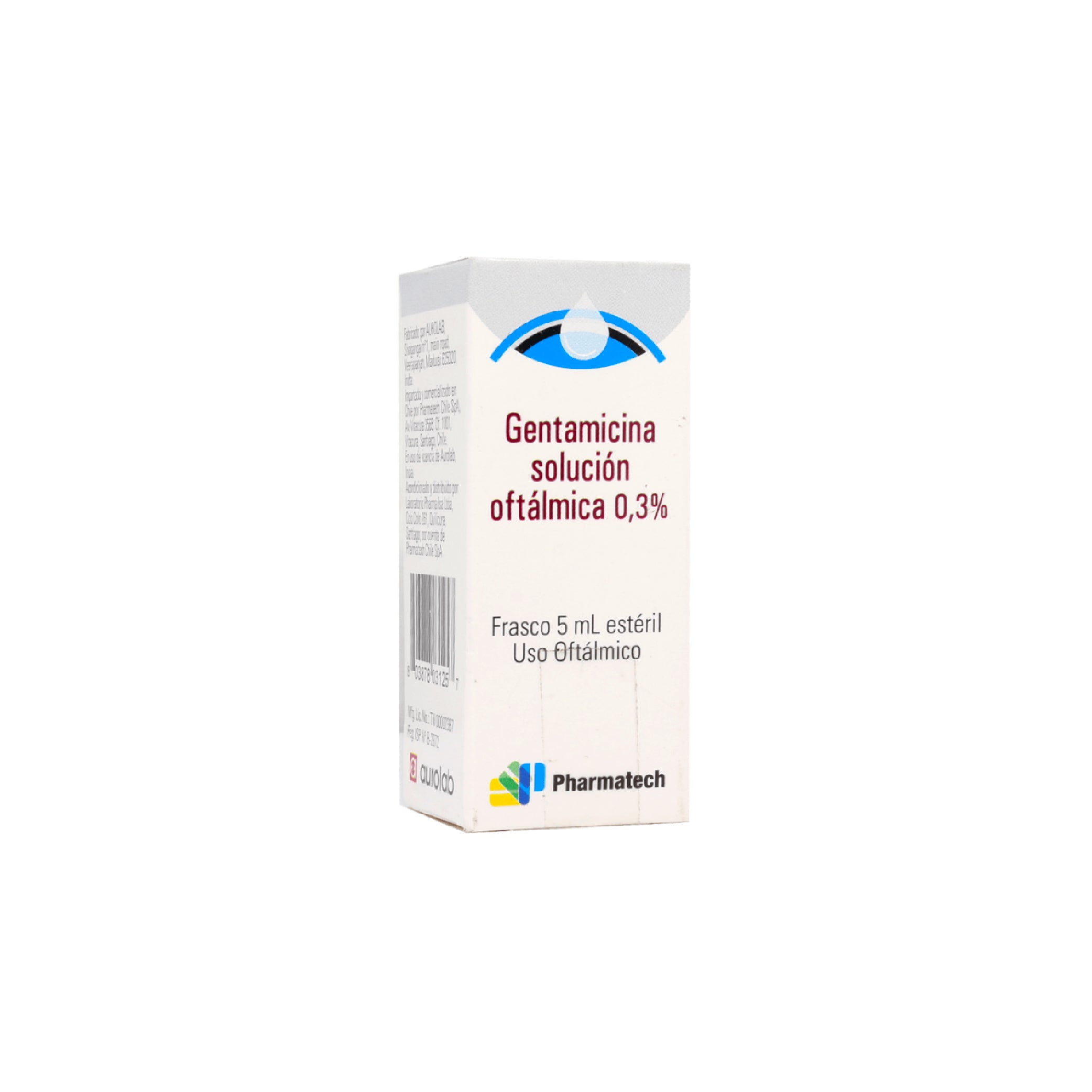 GENTAMICINA 0,3% Sol. Oft. x 5ml
