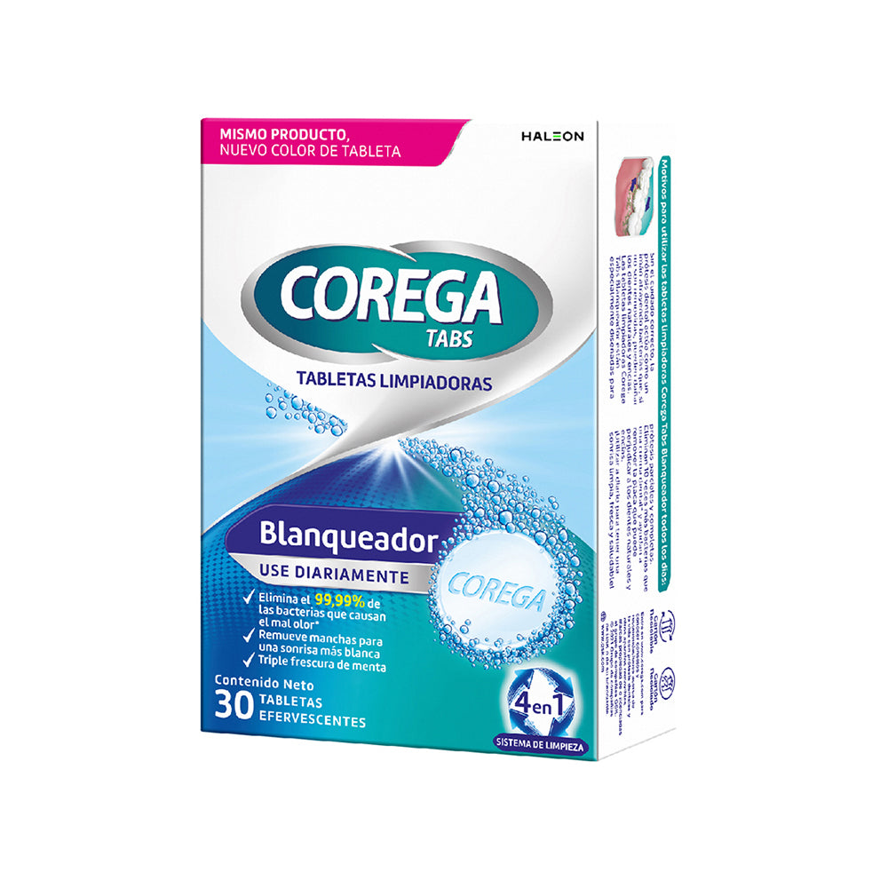COREGA TABLETAS LIMPIADORAS x 30
