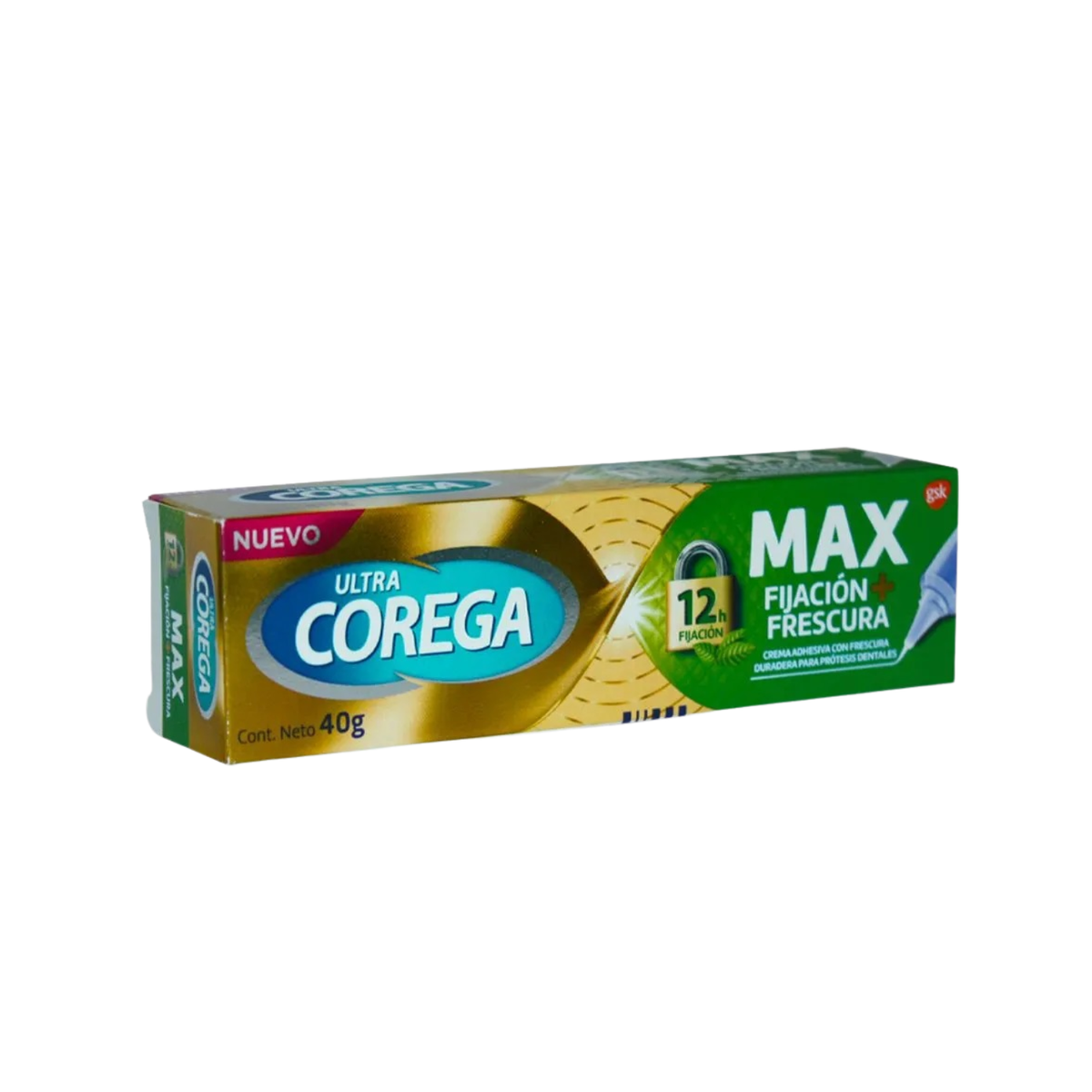 Corega Ultra Max Fijación y Frescura 40 g