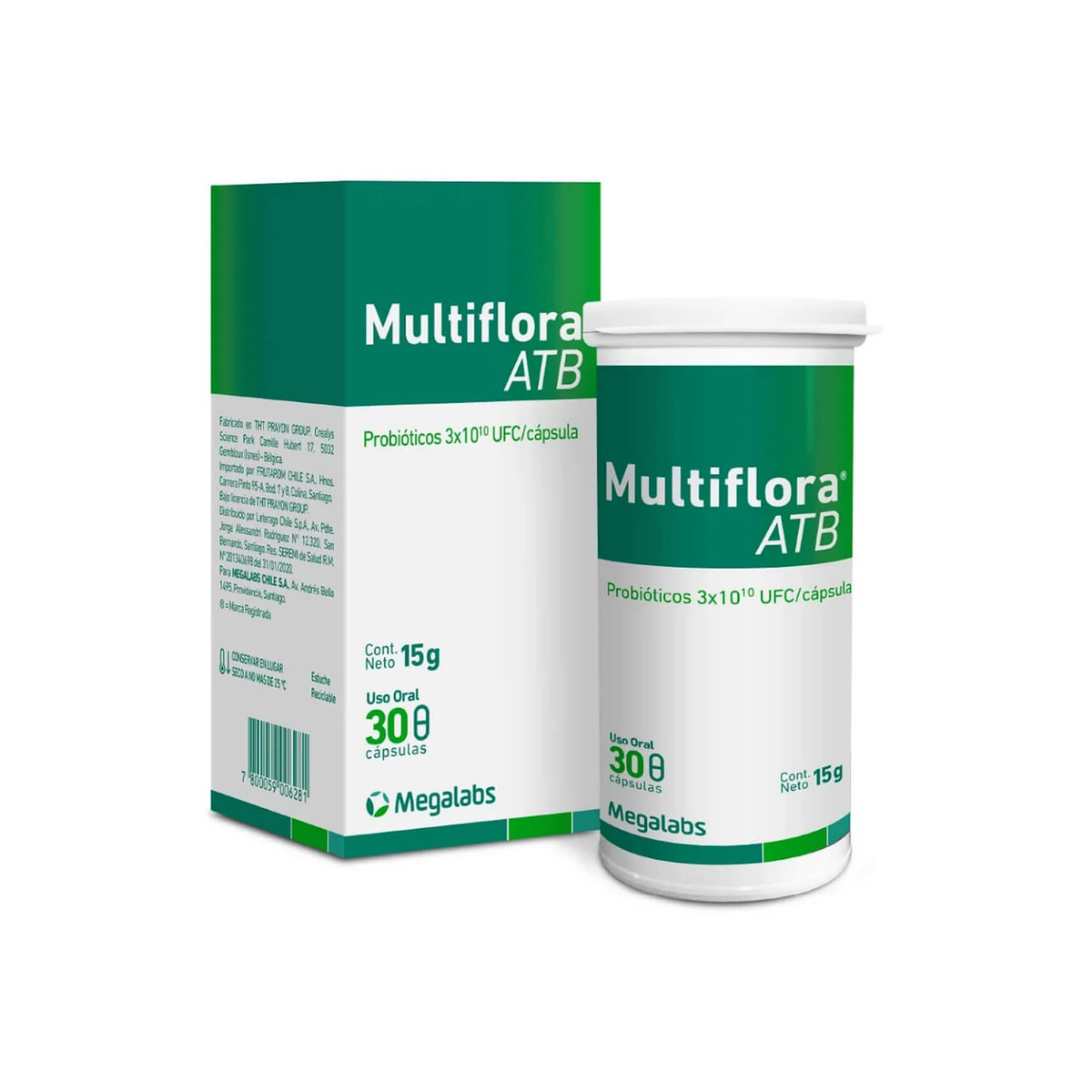 Multiflora ATB Probiótico Cápsulas x 30