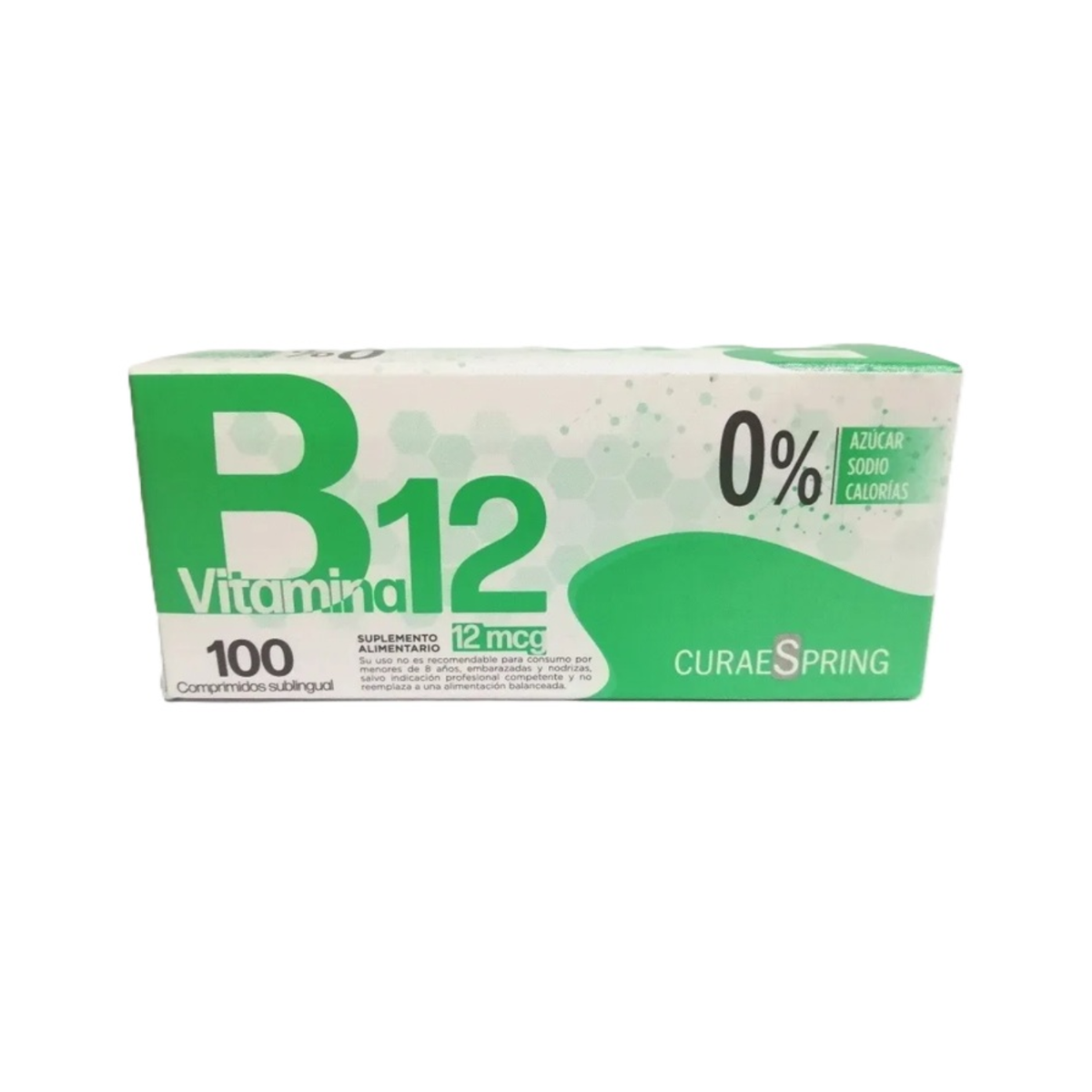 Vitamina B12 12 mcg Comprimidos x 100