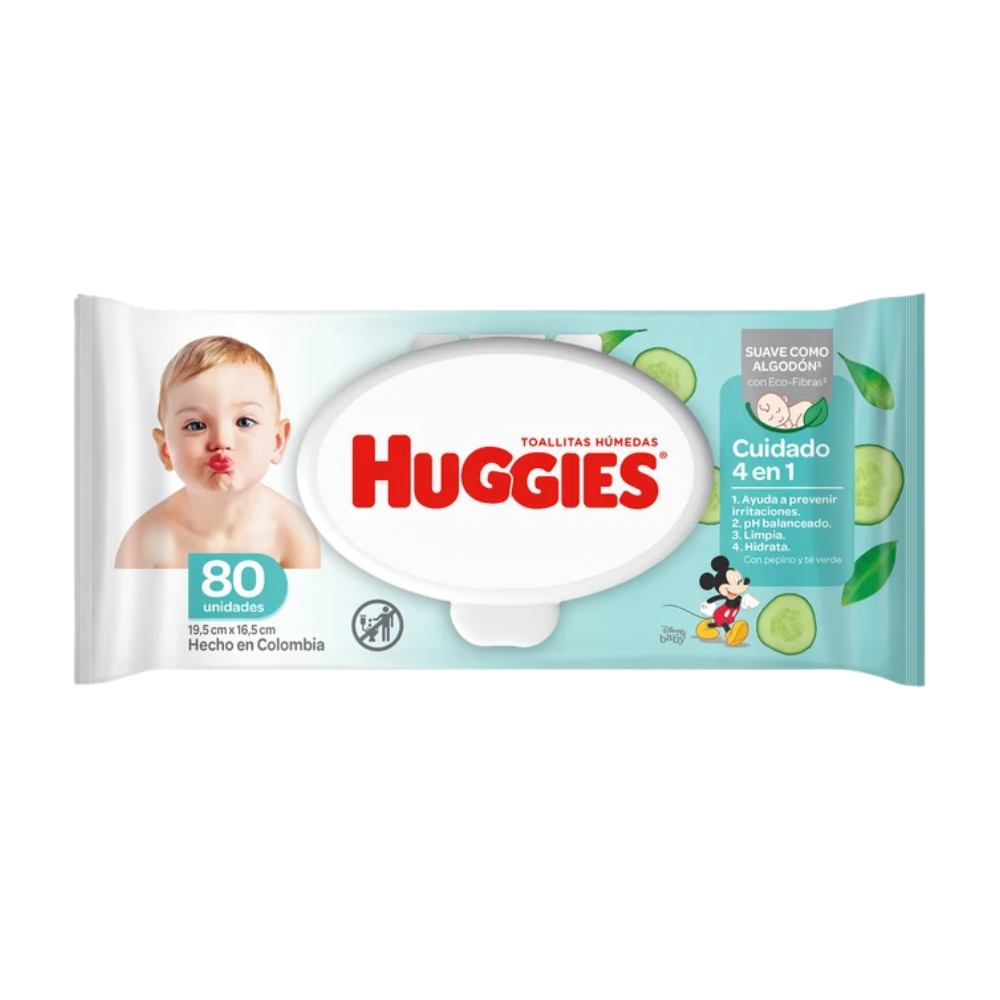 Huggies Toallitas Húmedas One & Done x 80