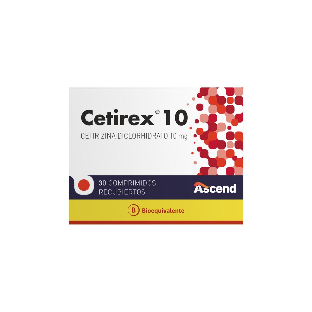 Cetirex 10 mg Comprimidos x 30
