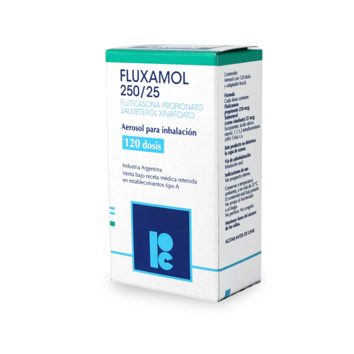 Fluxamol HFA 250/25 Inhalador Aerosol x 120 Dosis