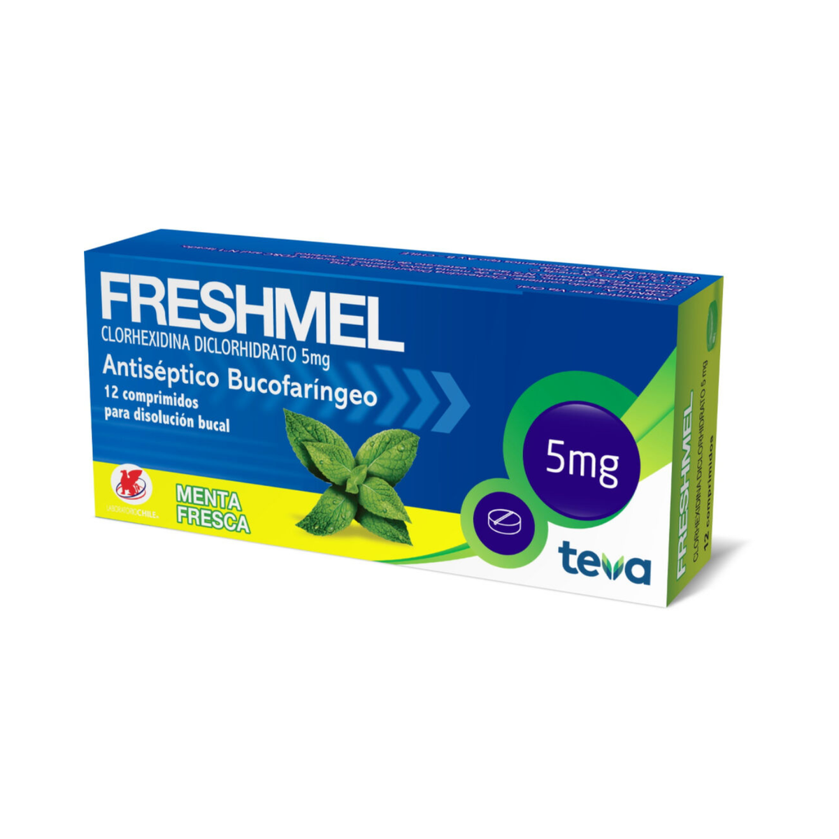 Freshmel Menta 5 mg Caramelos x 12