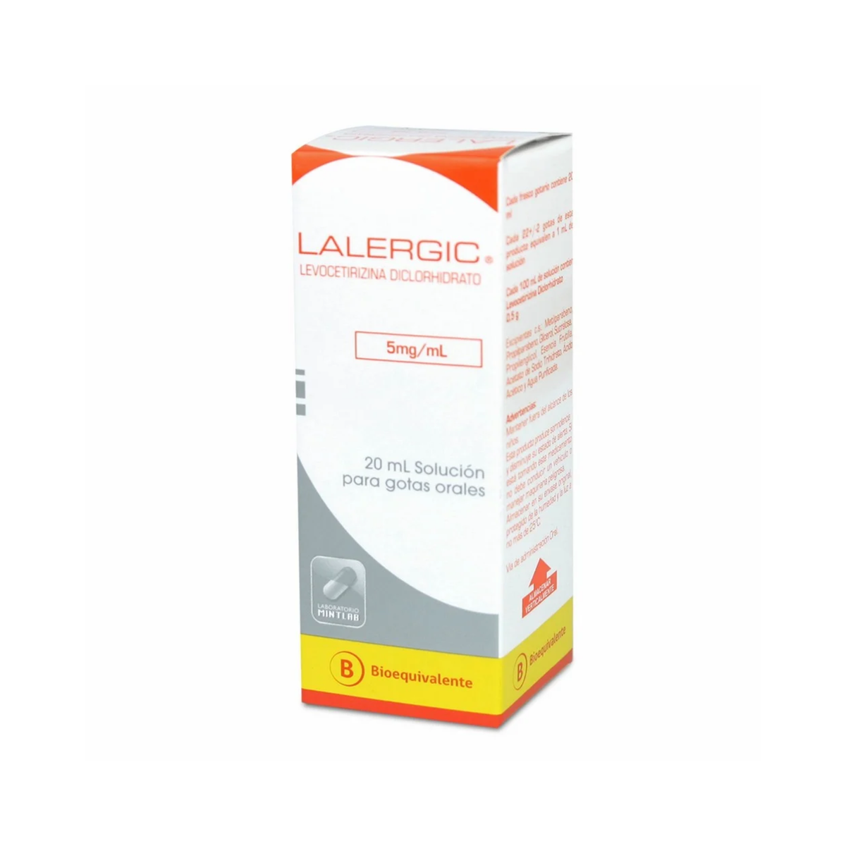 Lalergic 5 mg/ml Gotas 20 ml