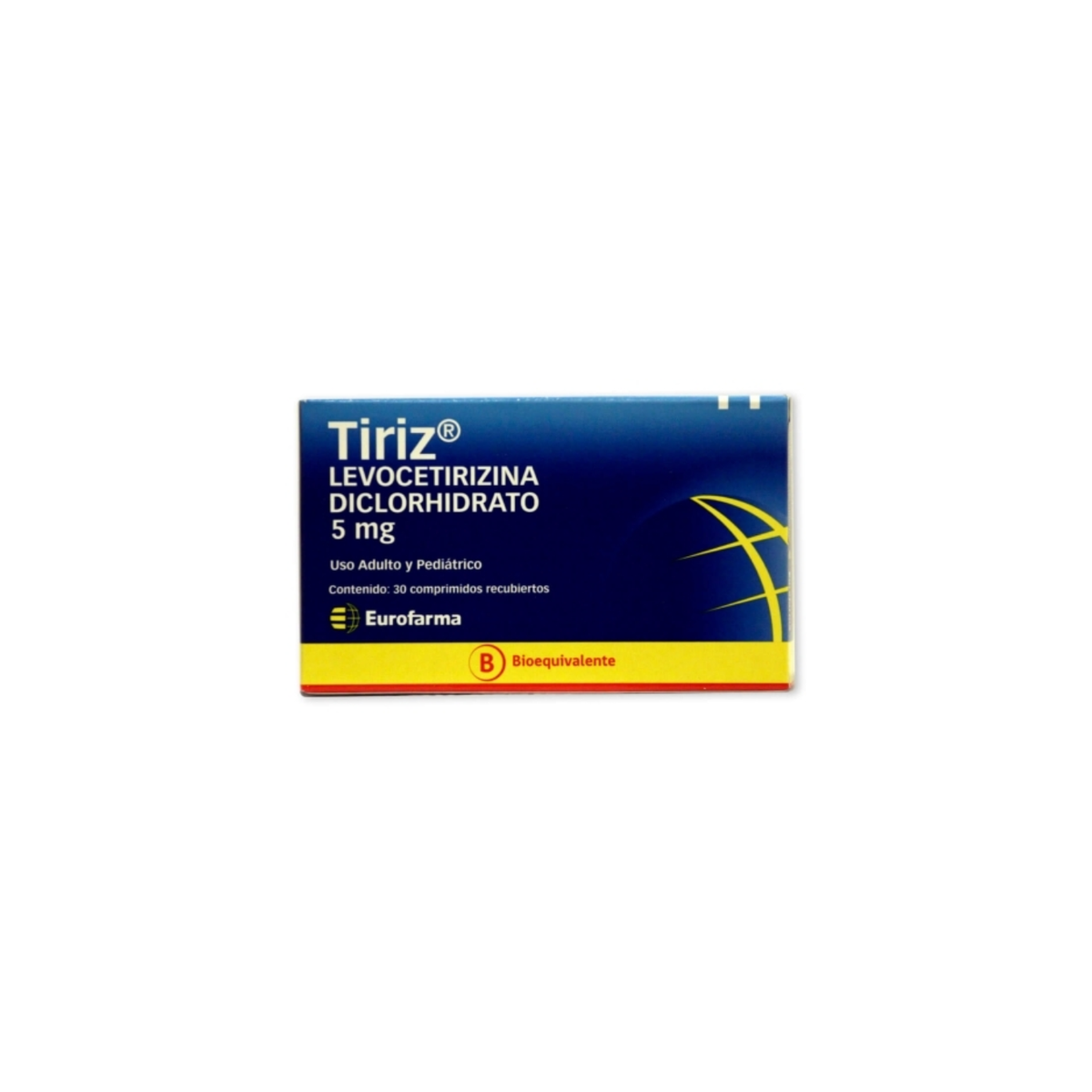 Tiriz 5 mg Comprimidos Recubiertos x 30