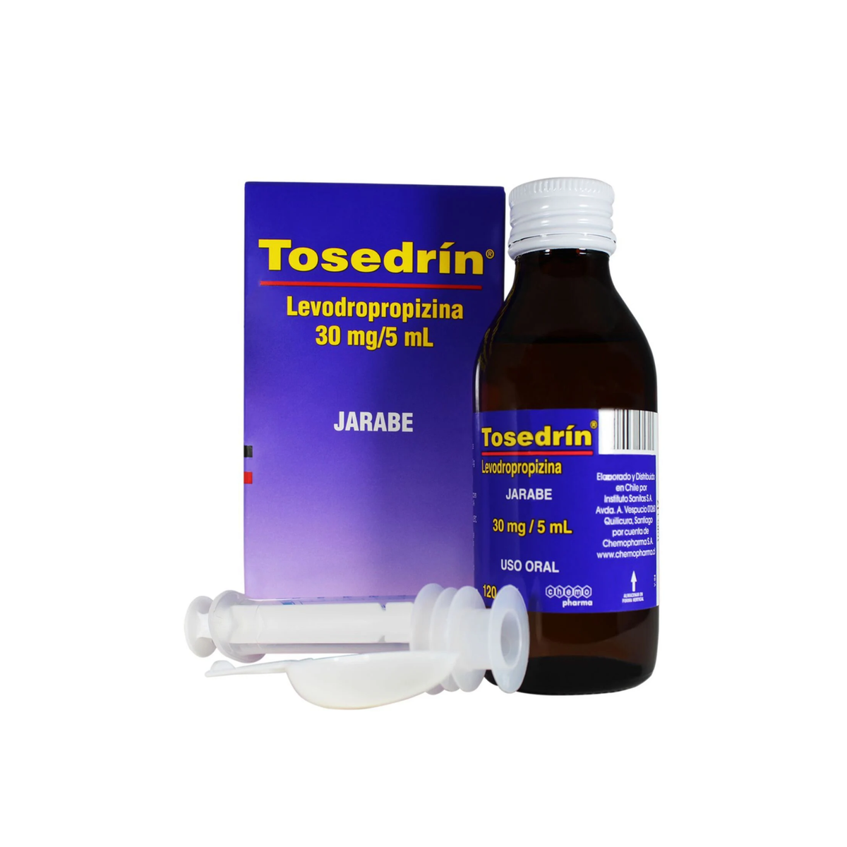Tosedrin Jarabe 30 mg/5 ml Envase 120 ml
