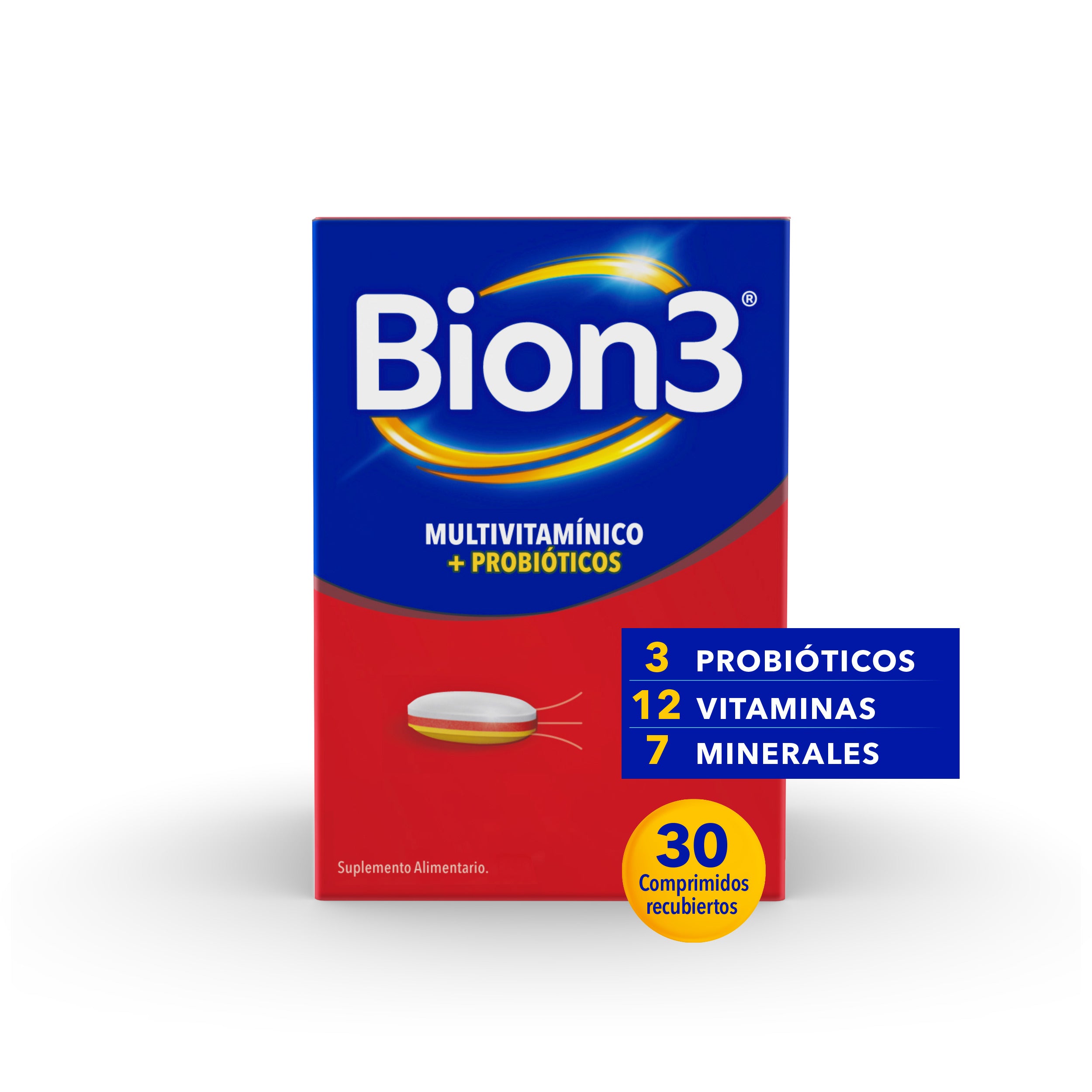 BION 3 COMPRIMIDOS RECUBIERTOS Comp. Rec. x 30