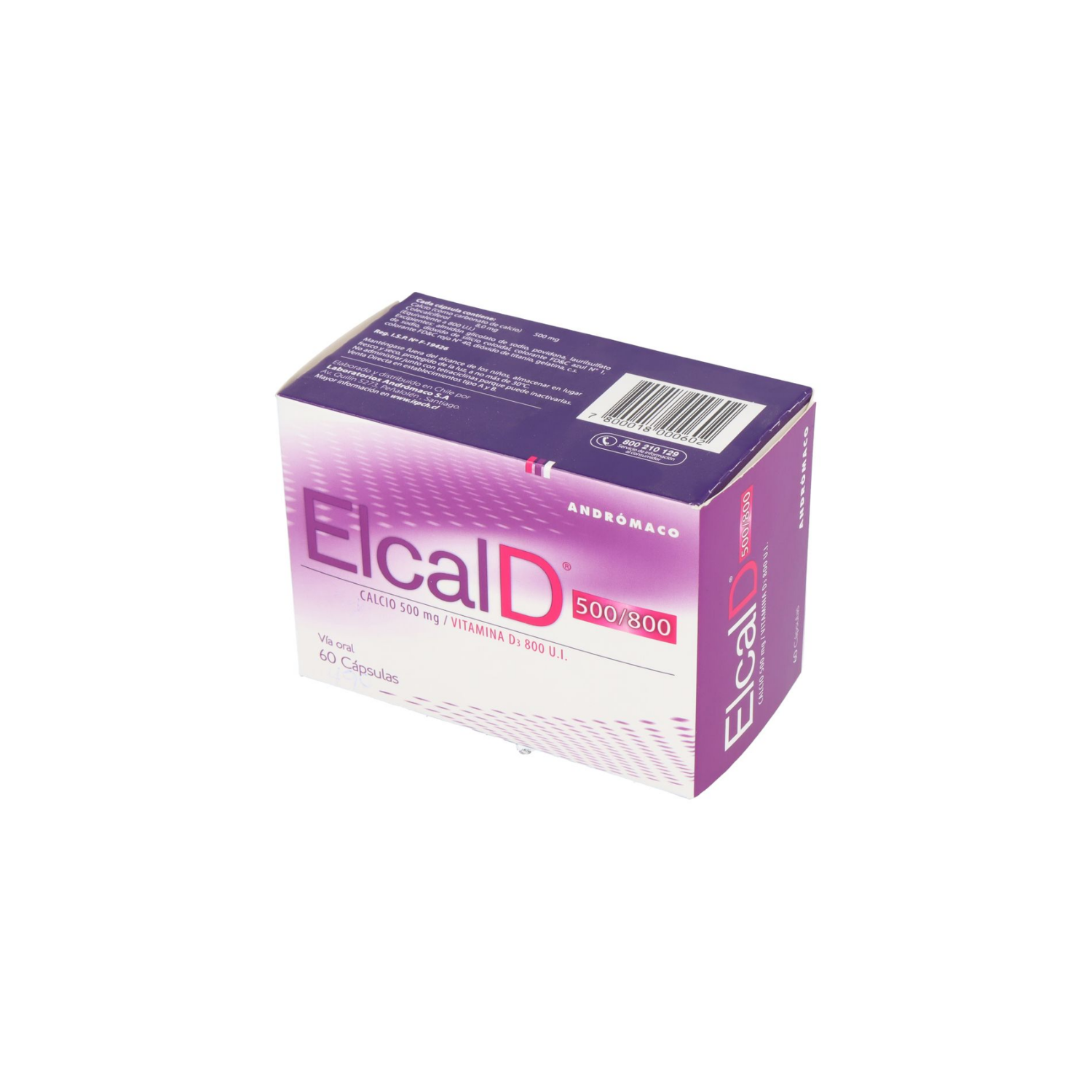 Elcal-D 500/800 Cápsulas x 60