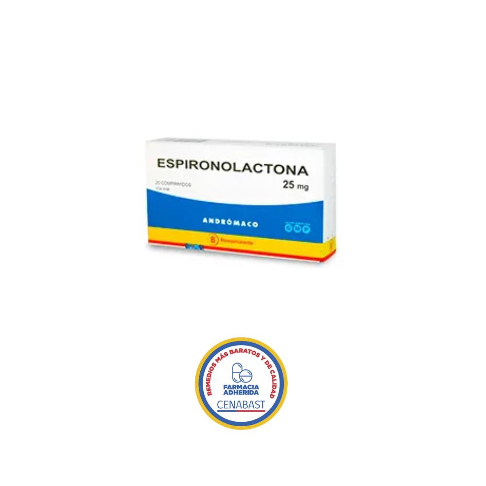 ESPIRONOLACTONA (CENABAST) 25mg Comp. x 20