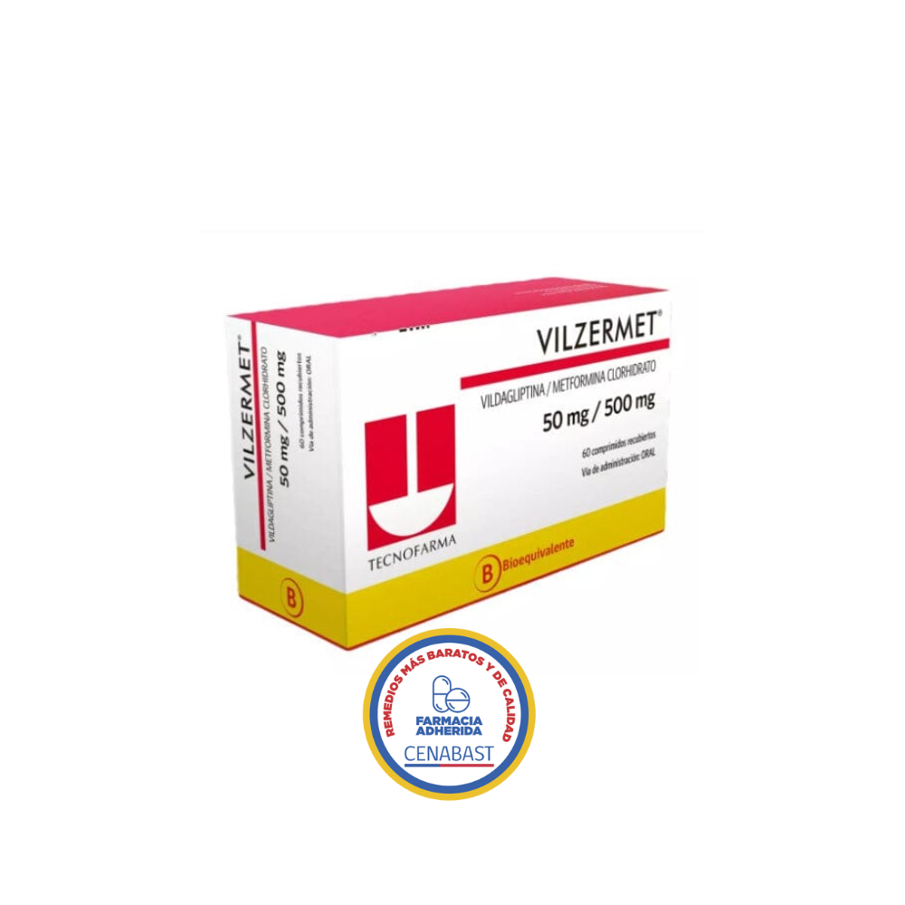 VILZERMET 50/500mg (CE) Comp. x 60