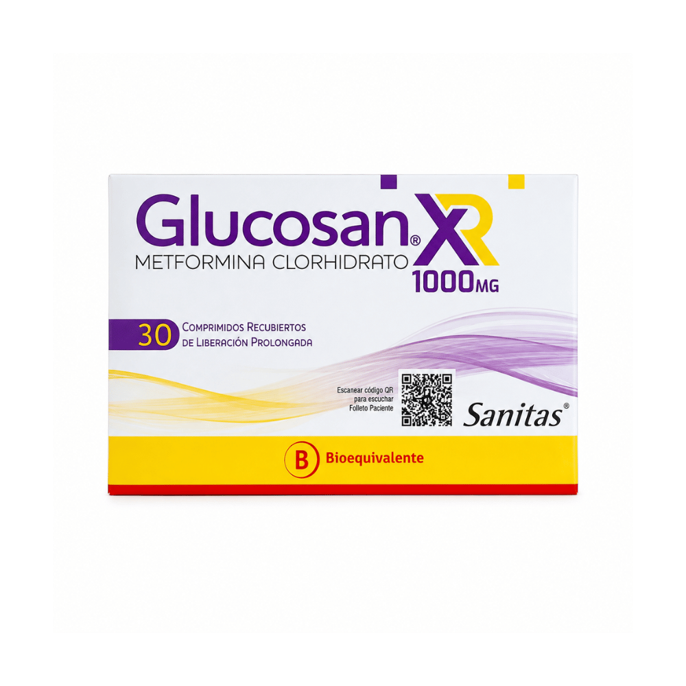 Glucosan XR 1000 mg Comprimidos x 30