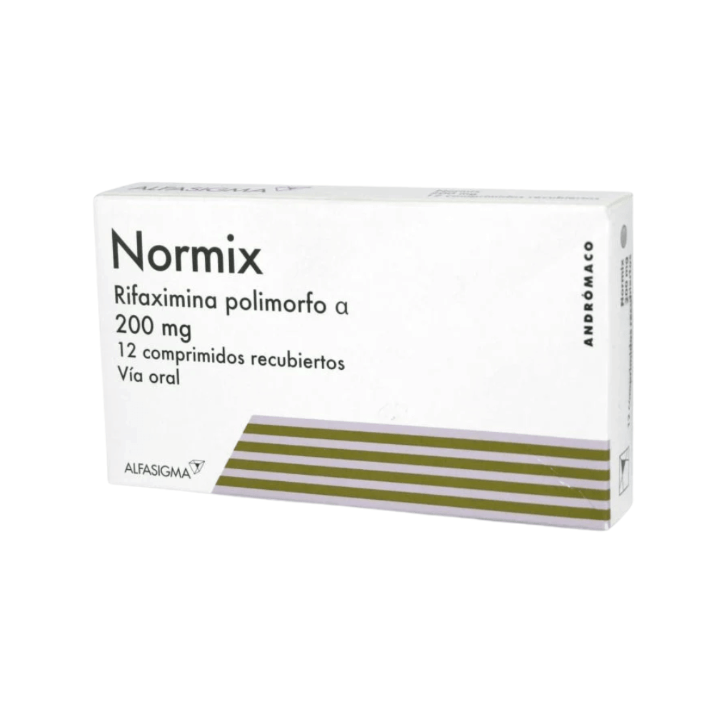 Normix 200 mg Comprimidos Recubiertos x 12