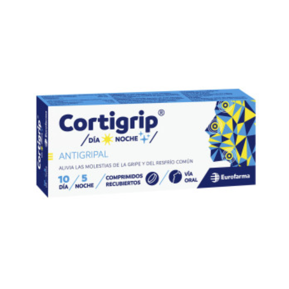 Cortigrip Día/Noche Comprimidos x 15