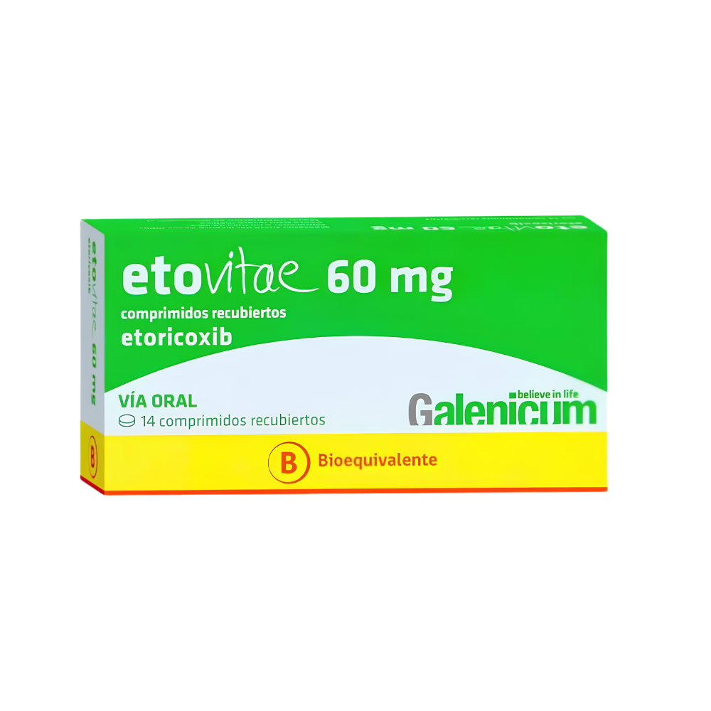 Etovitae 60 mg Comprimidos Recubiertos x 14