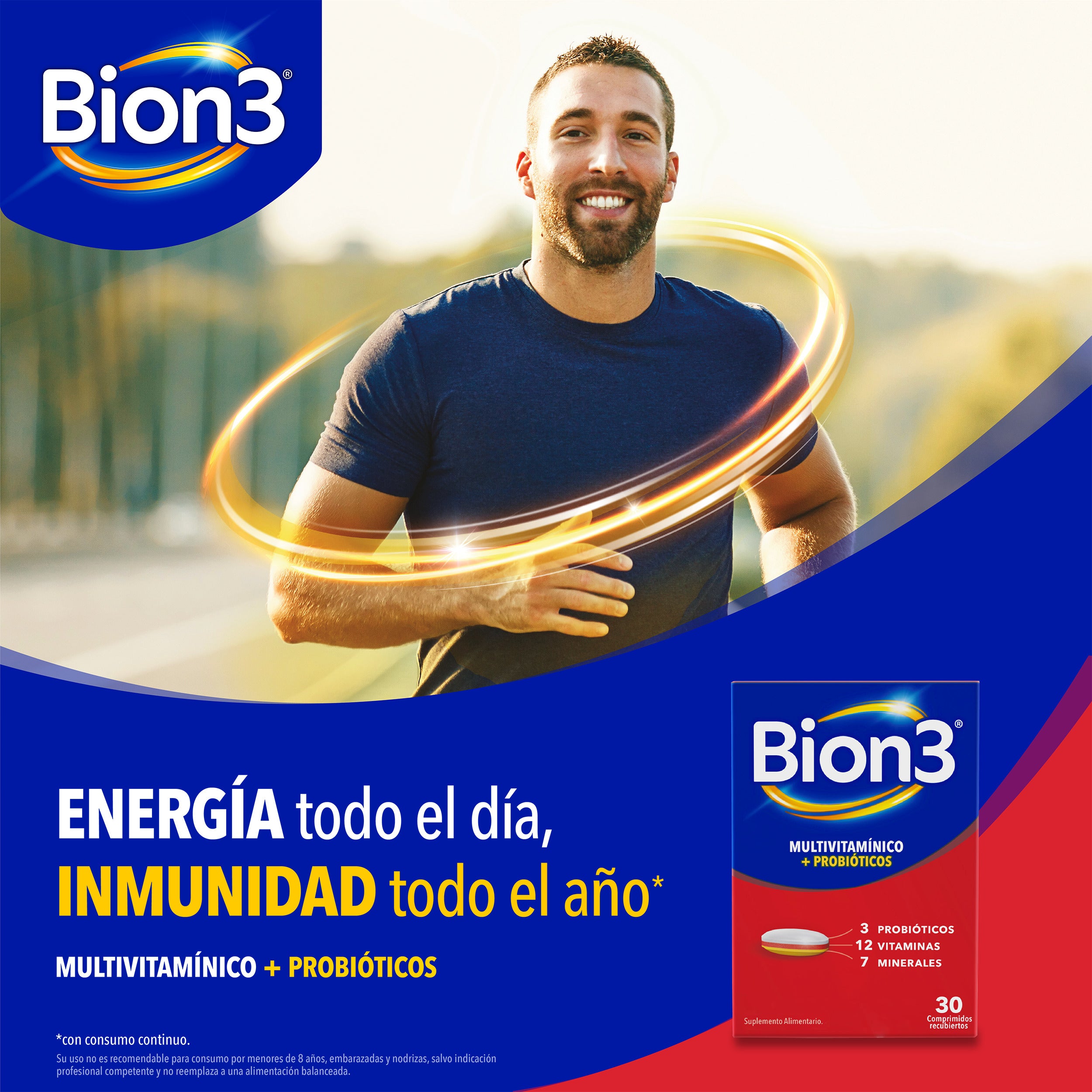 BION 3 COMPRIMIDOS RECUBIERTOS Comp. Rec. x 30