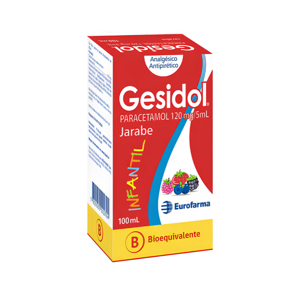 Gesidol 120 mg/5 ml Jarabe Infantil 100 ml
