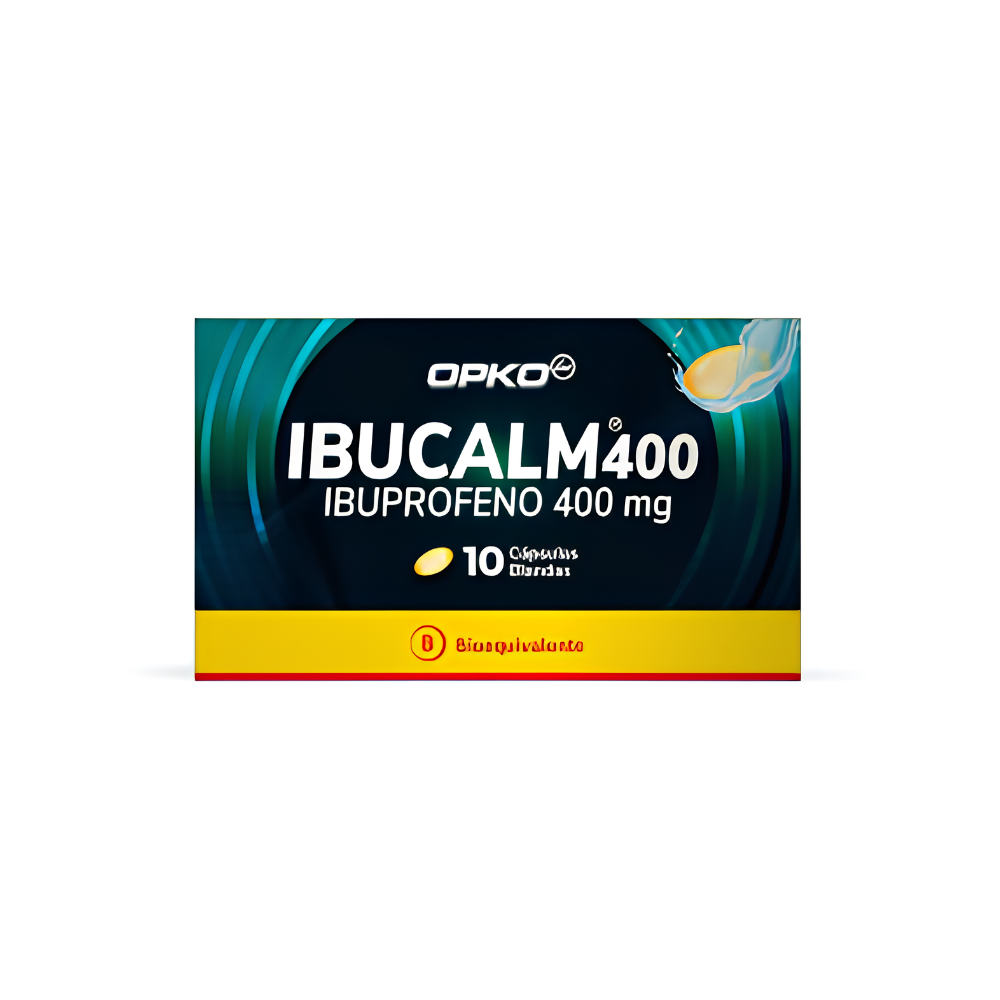 Ibucalm 400 mg Cápsulas Blandas x 10