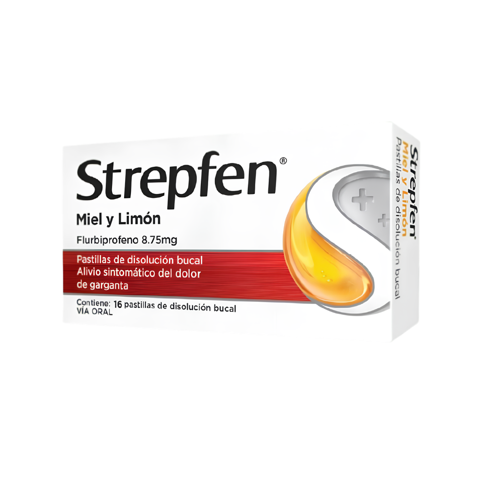 Strepfen 8.75 mg Miel y Limón Comprimidos Dispersables x 16