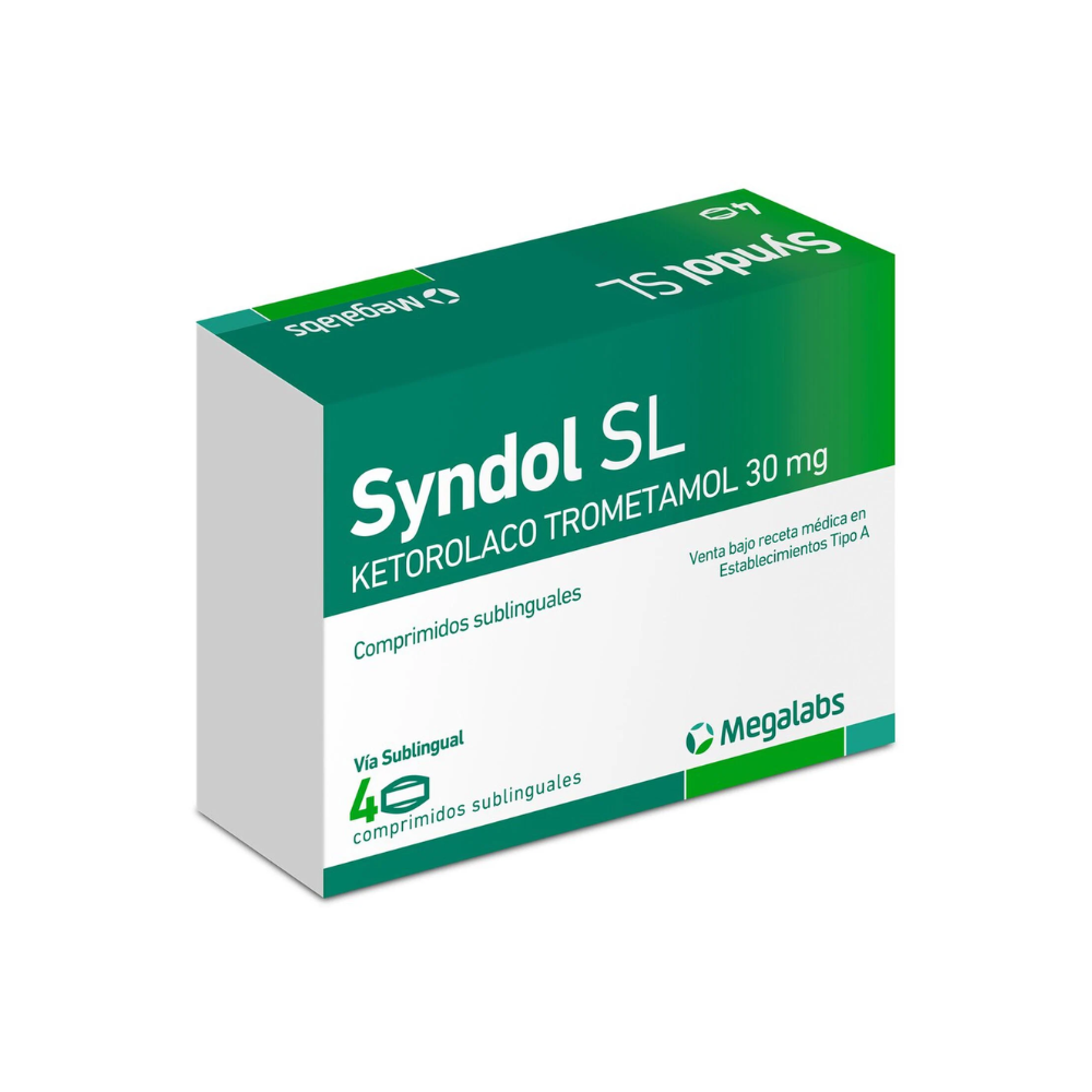 Syndol SL 30 mg Comprimidos x 4