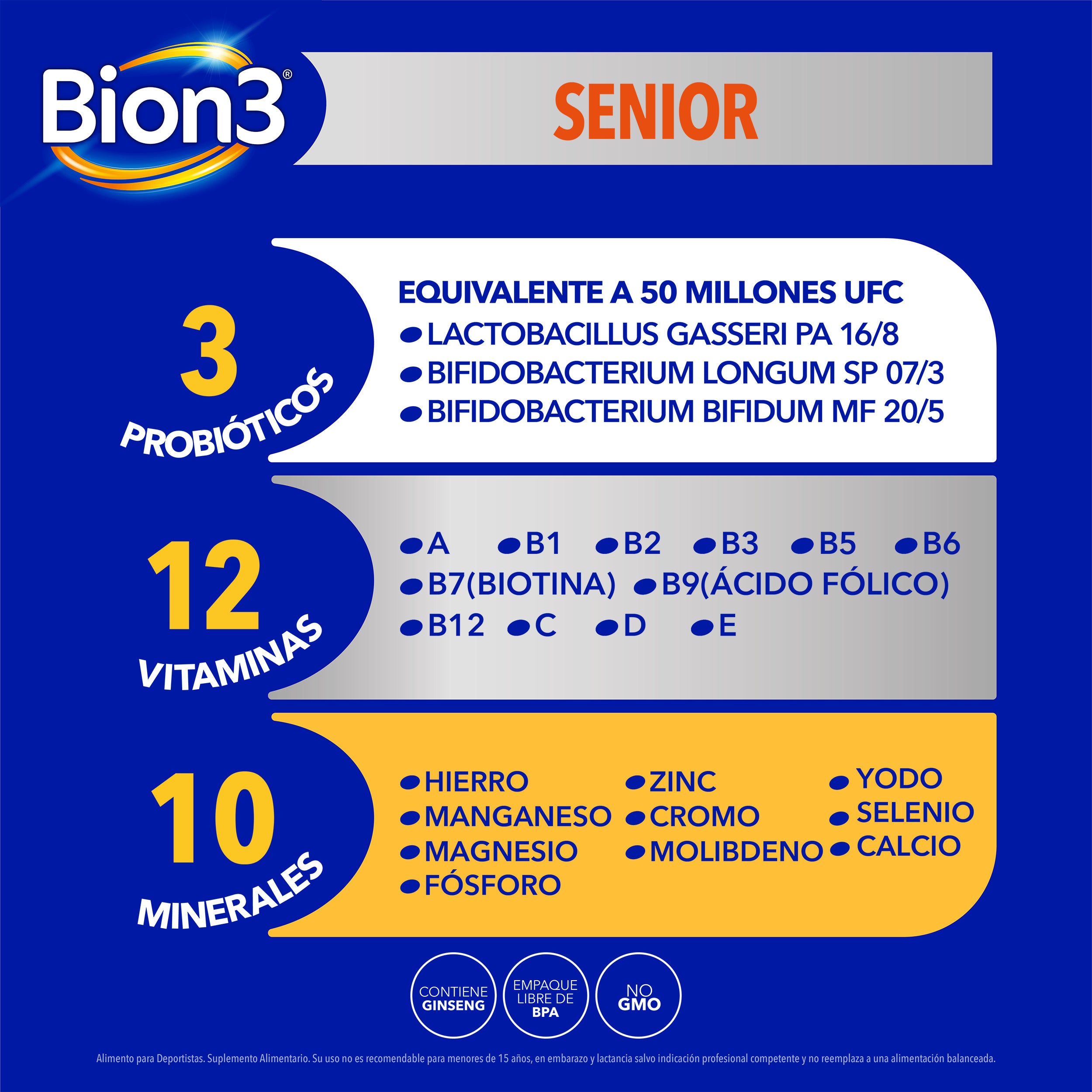 BION 3 SENIOR X30 COMP REC.