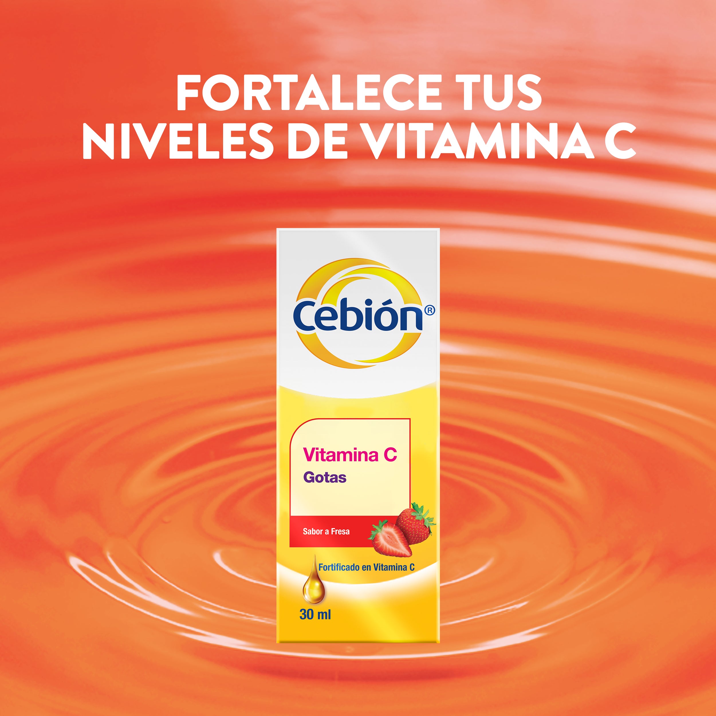 CEBION GOTAS Fco. Got. x 30ml Sabor Fresa