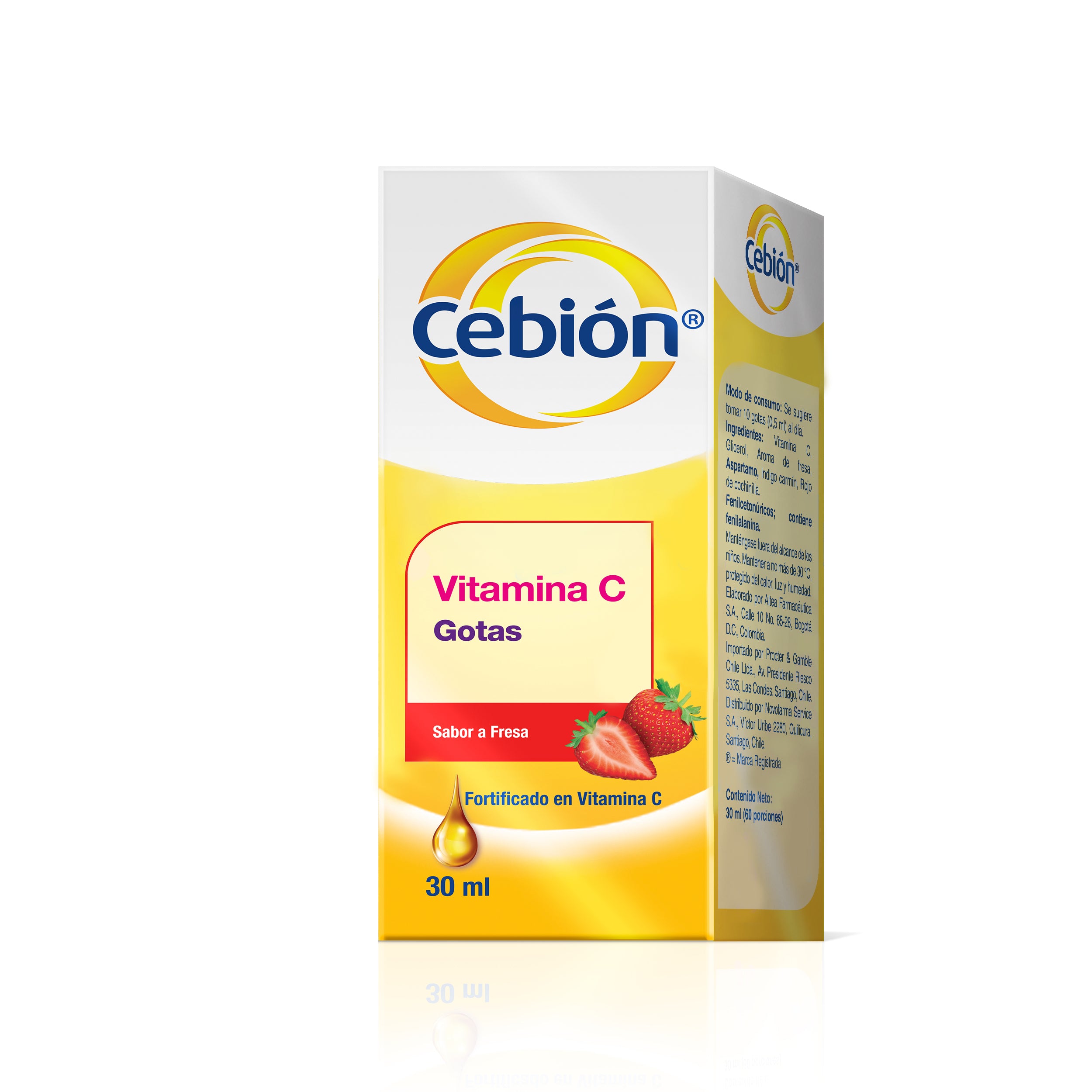 CEBION GOTAS Fco. Got. x 30ml Sabor Fresa