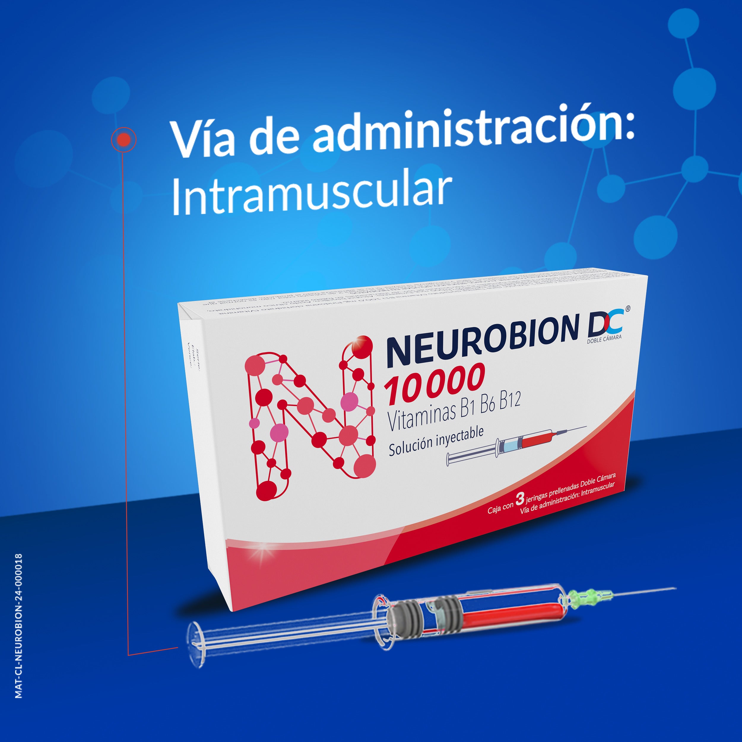 NEUROBIONTA DC 10.000 Jeringas Prellenada x 3