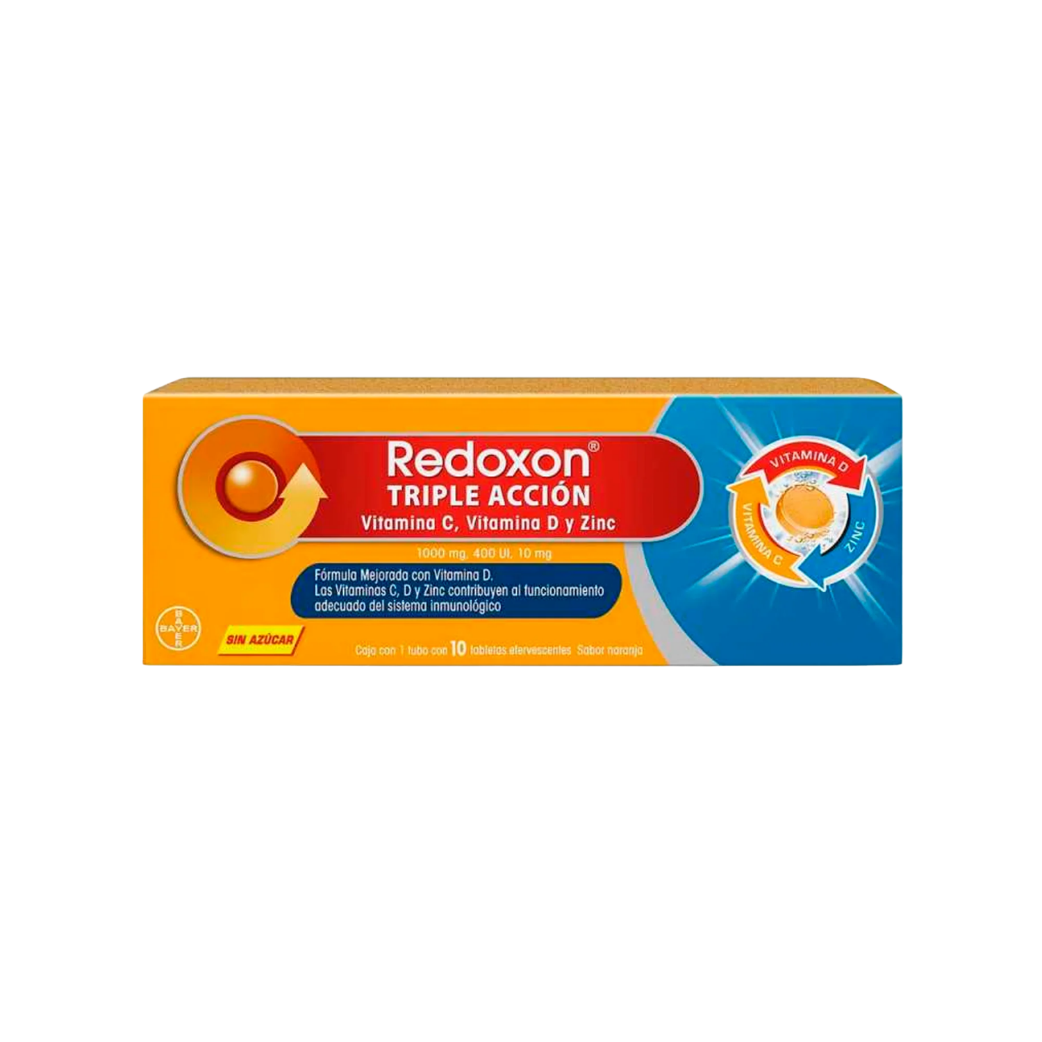 Redoxon Triple Acción Tabletas Efervescentes x 10