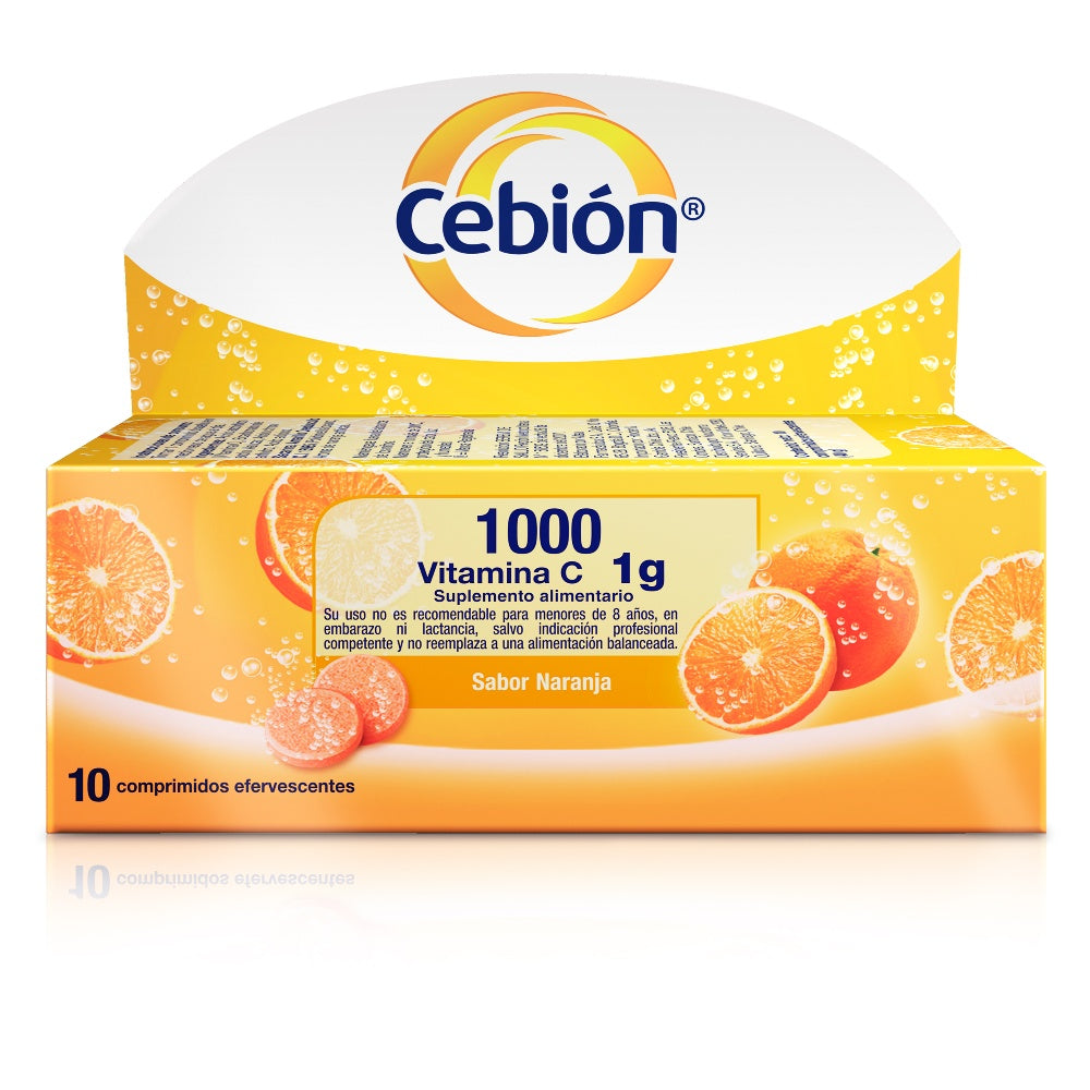 CEBION 1000 VITAMINA C 1G Efer. 1g Comp. x 10