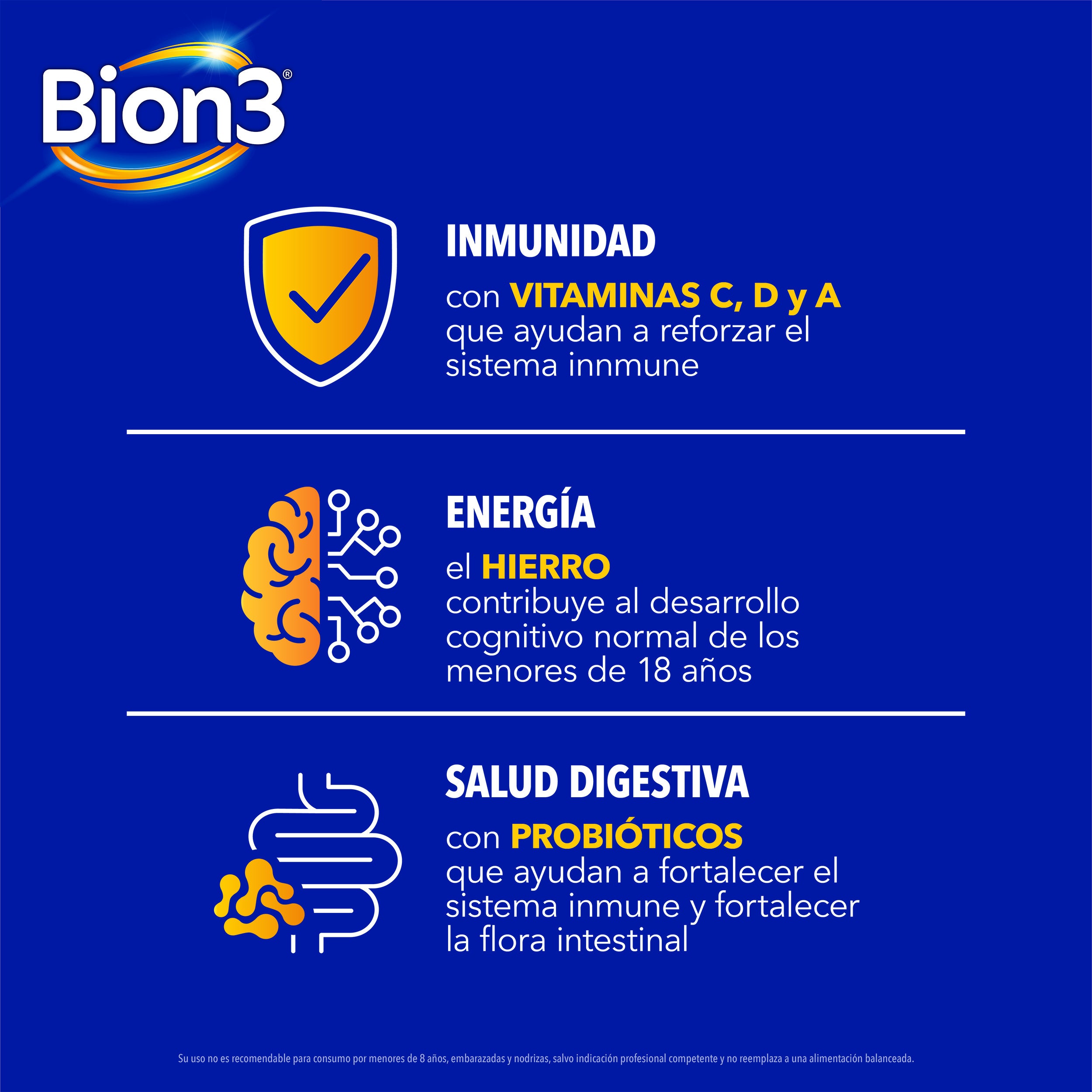 BION 3 MINI COMPRIMIDOS MASTICABLES Mast. Comp. x 30