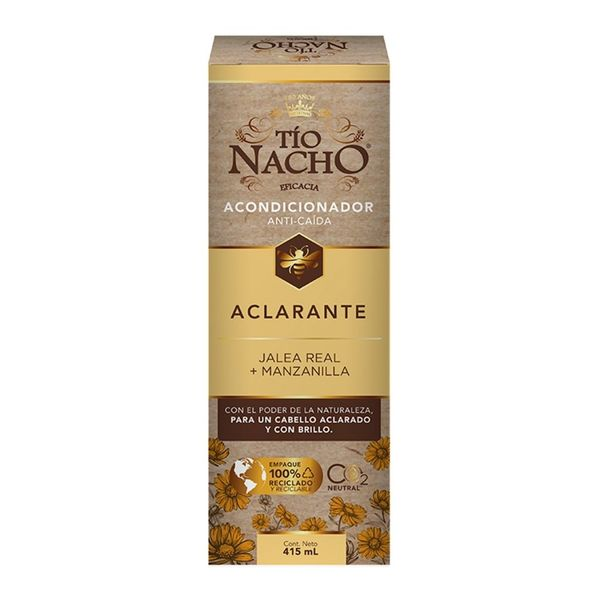 TIO NACHO ACLARANTE JALEA REAL+MANZANILLA Acondicionador x 415ml