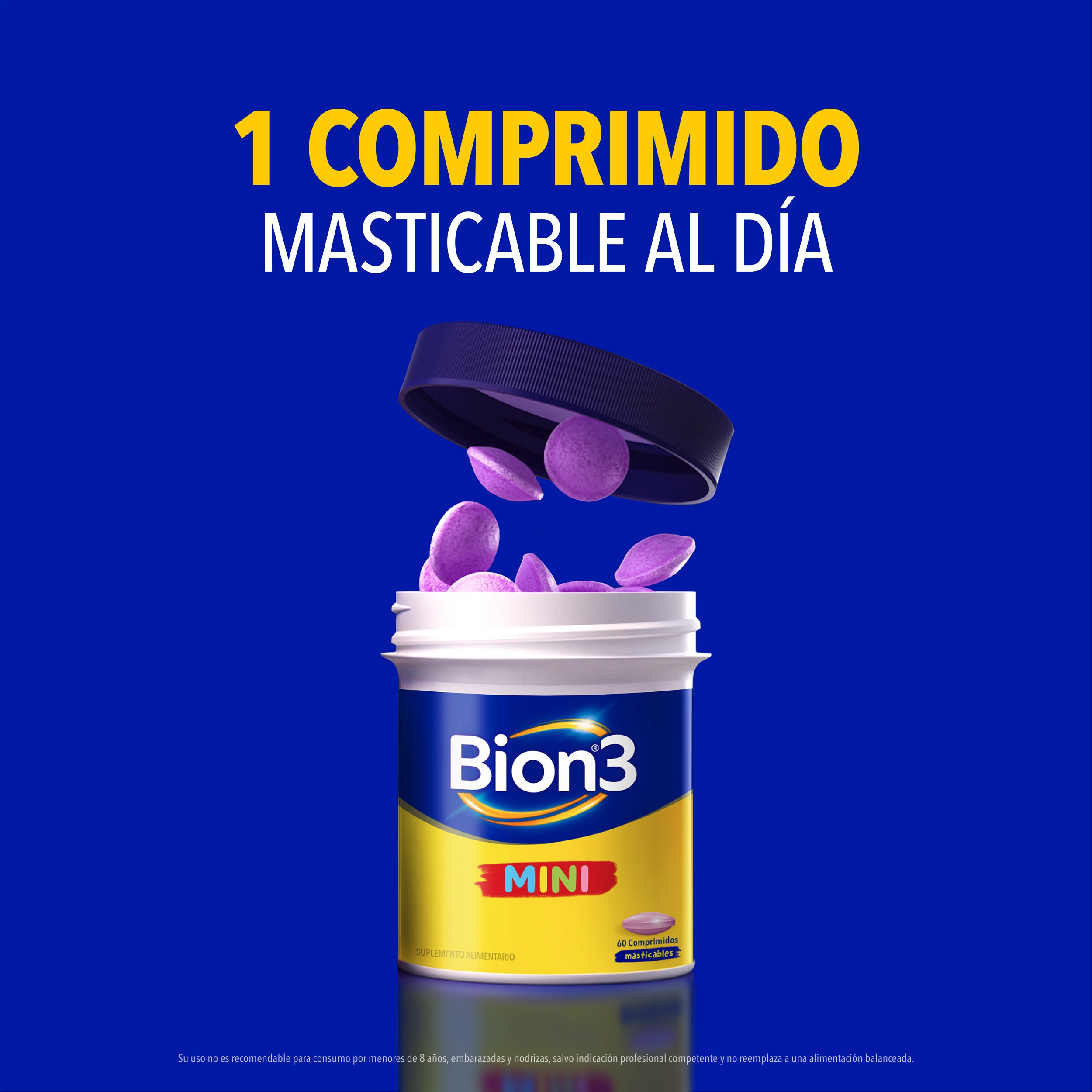 BION 3 MINI COMPRIMIDOS MASTICABLES Mast. Comp. x 30
