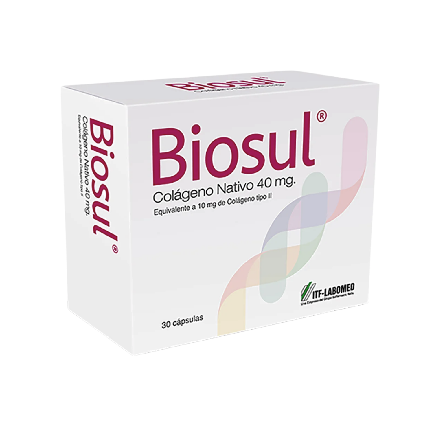 Biosul Colágeno Nativo 40 mg x 30 cápsulas
