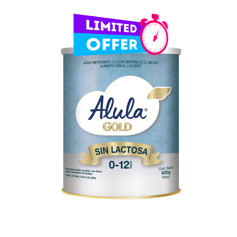 ALULA GOLD SIN LACTOSA 0-12 MESES x 400g