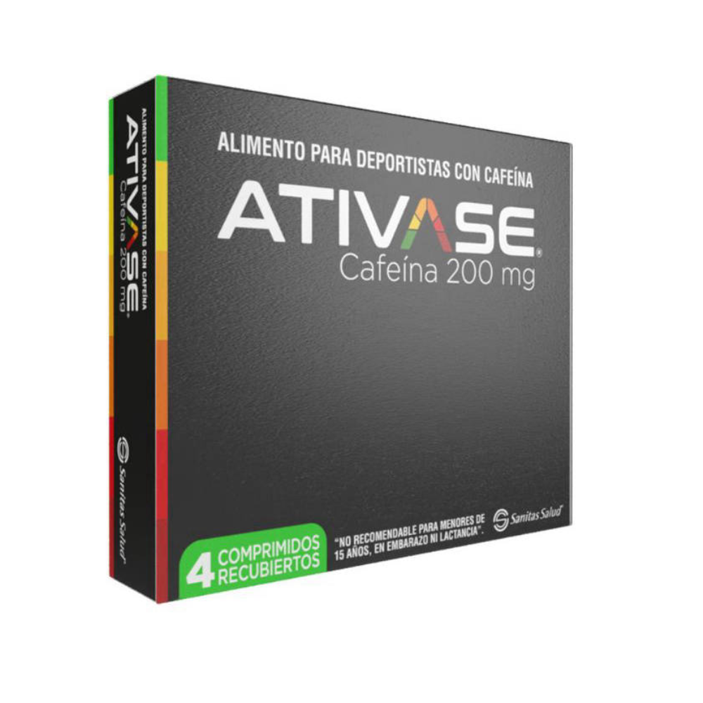 ATIVASE (CAFEINA) 200mg Comp. Rec. x 4
