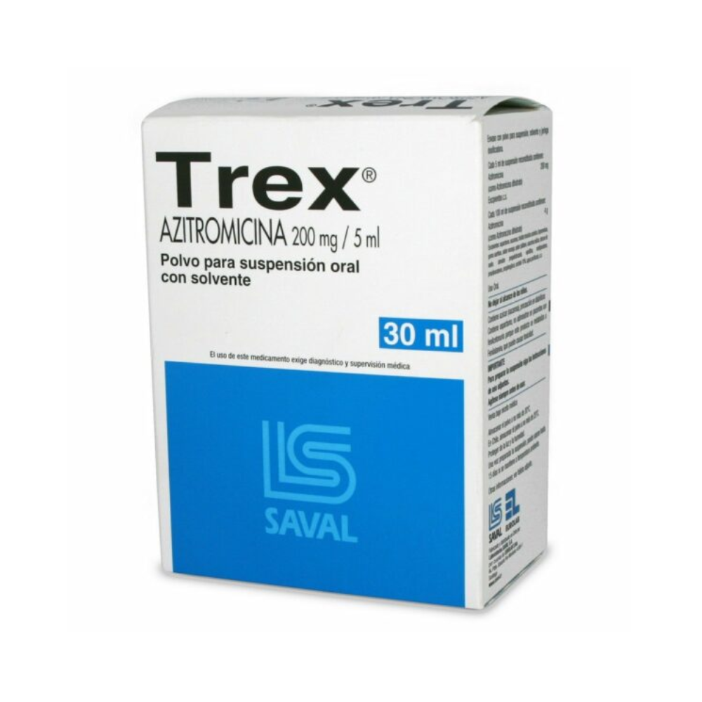 TREX 200mg /5ml Oral Susp. x 30ml c/Solv.