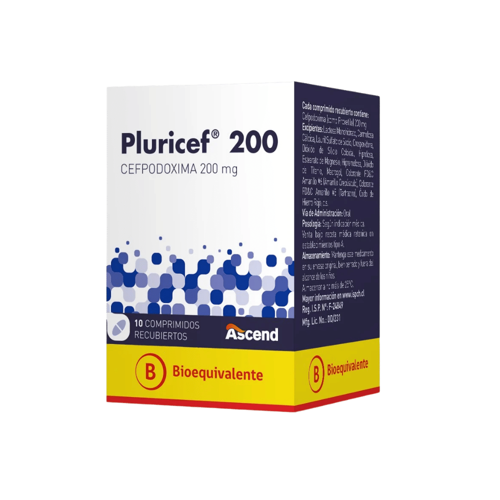PLURICEF 200mg Comp. x 10