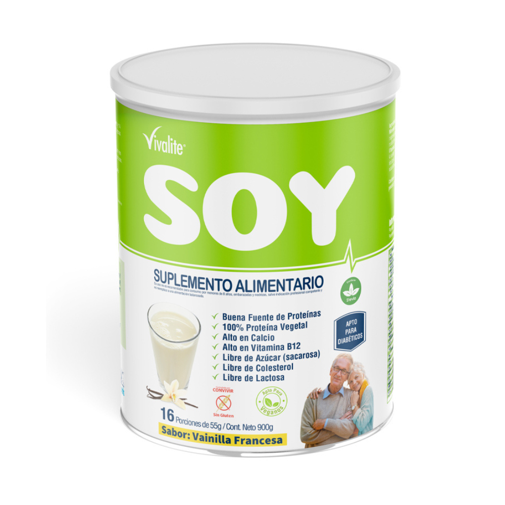 VIVALITE SOY VAINILLA FRANCESA 900 GRS