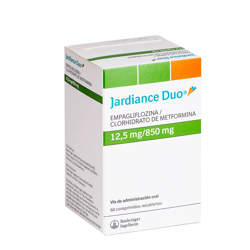 Jardiance Duo 12.5/850 mg Comprimidos Recubiertos x 60