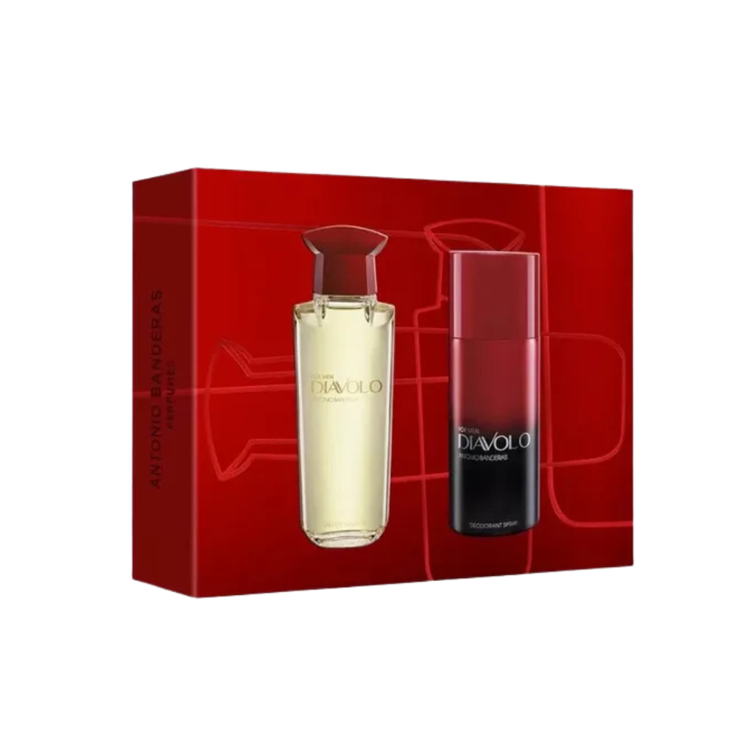 ANTONIO BANDERAS DIAVOLO FOR MEN EDTSP.100ML+DIAVOLO DESODORANTE SPRAY 150ML