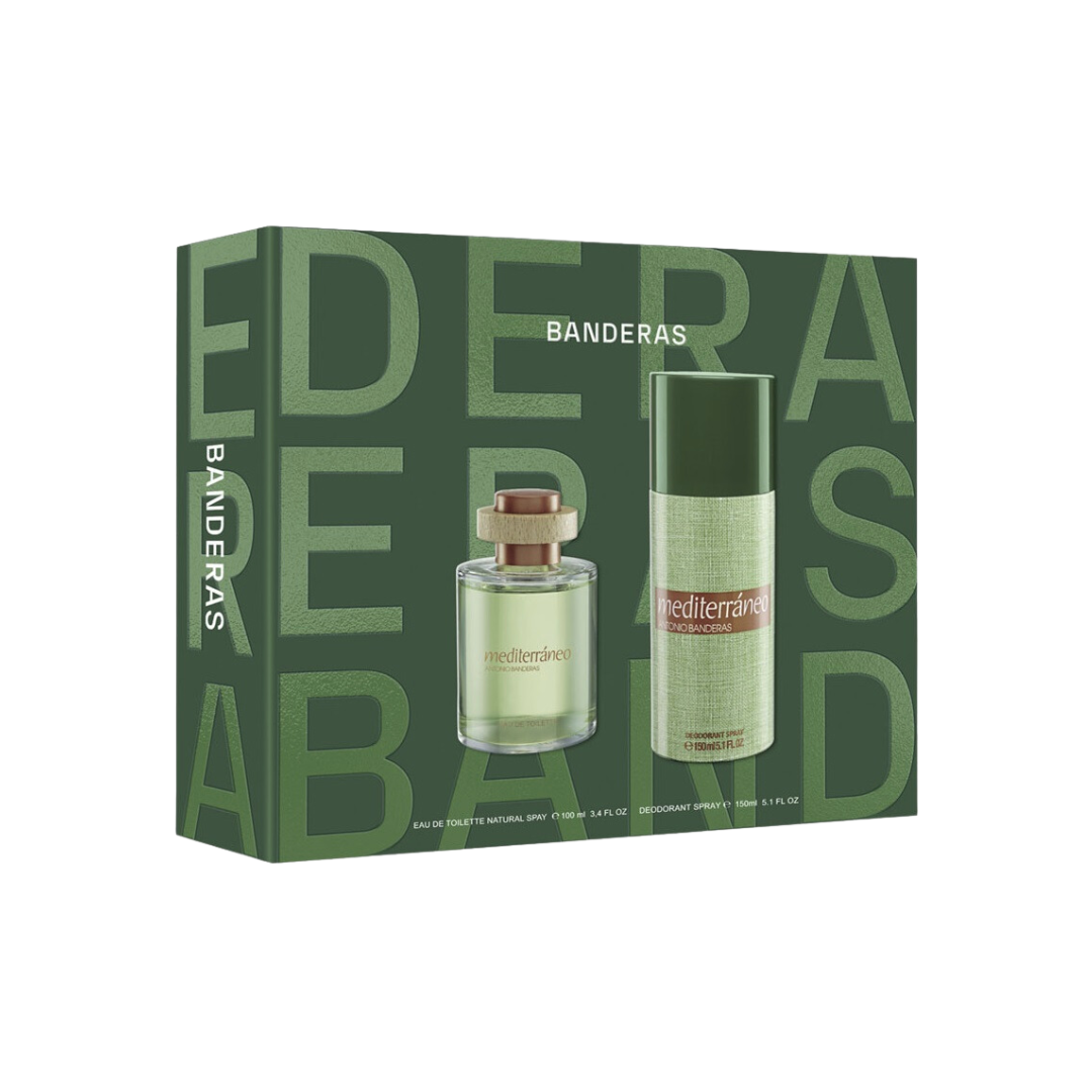 ANTONIO BANDERAS EST. MEDITERRANEO FRAGANCIA HOMBRE 100 ML+DEO SPRAY 150ML