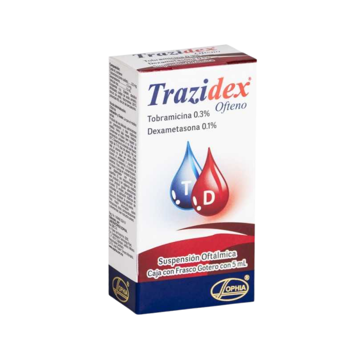 Trazidex Ofteno Suspensión Oftálmica x 5 ml