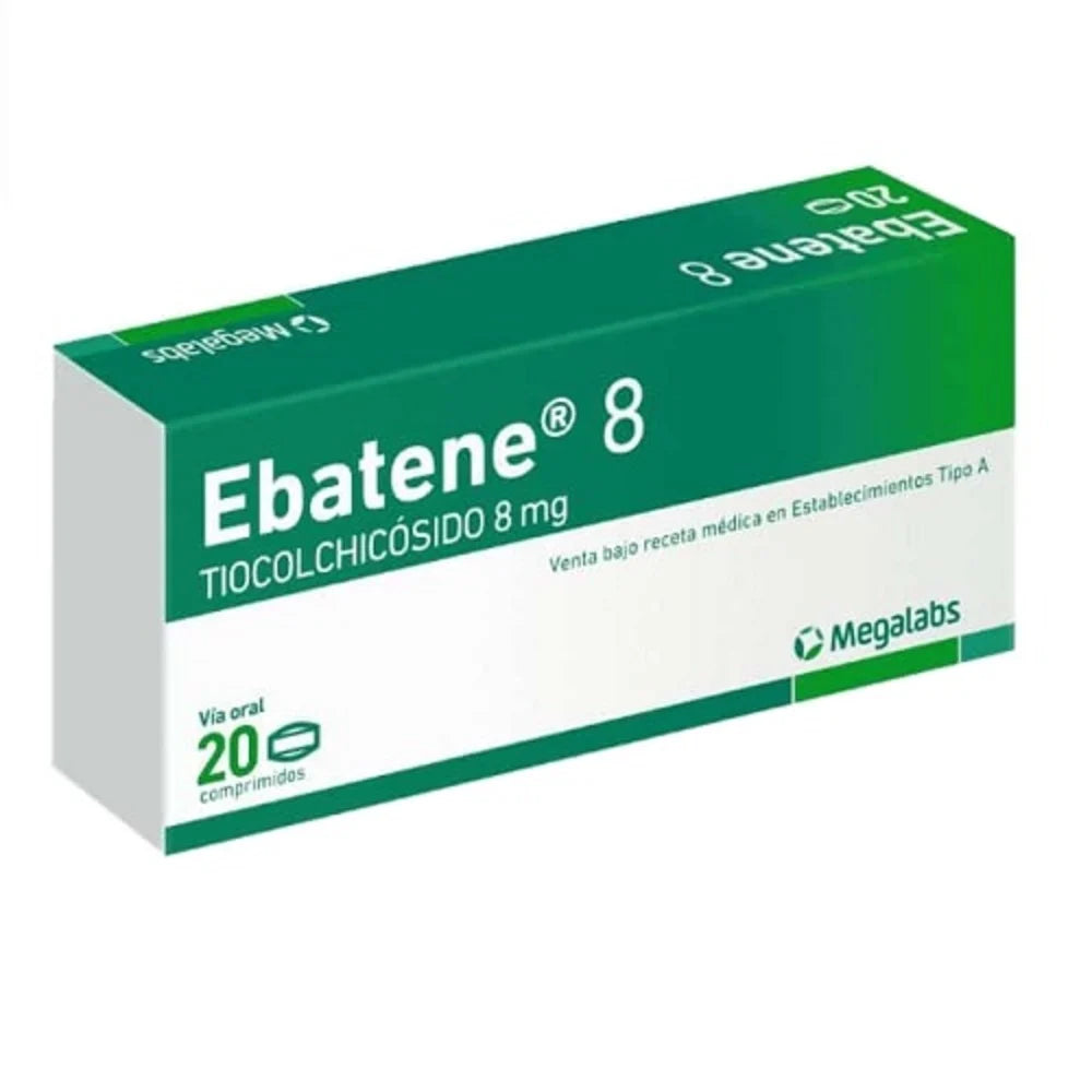Ebatene 8 mg Comprimidos x 20