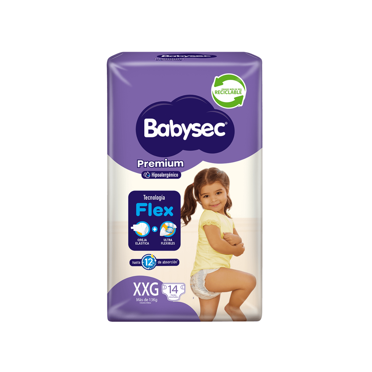 Babysec Premium Talla XXG x 14