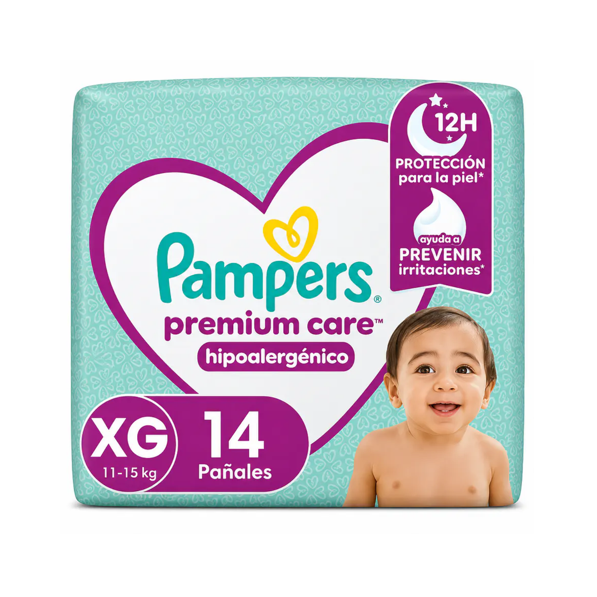 Pampers Premium Care Talla XG x 14