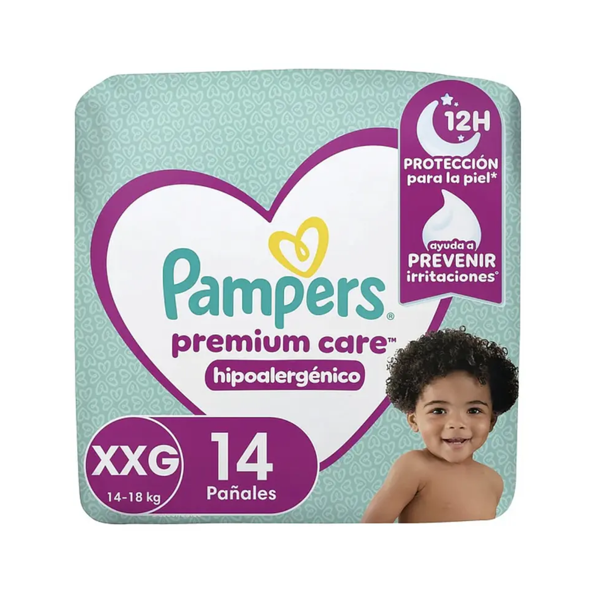 Pampers Premium Care Talla XXG x 14